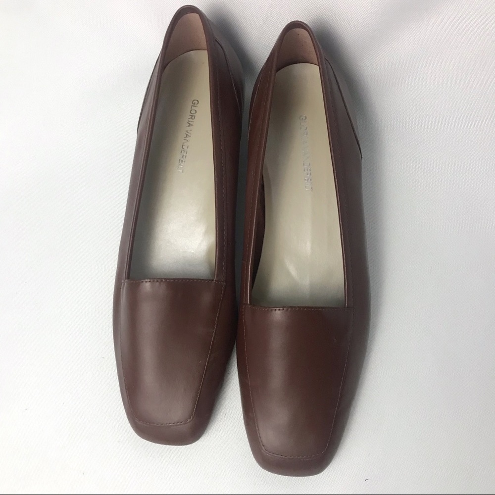 Vintage Gloria Vanderbilt Leather Flats